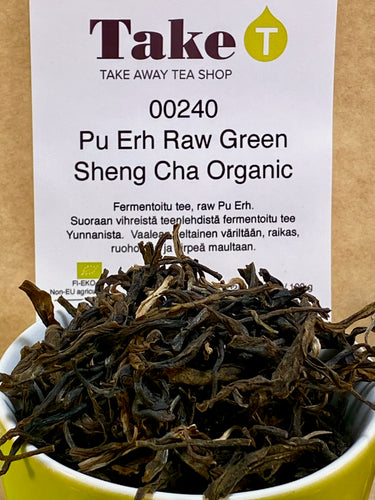 Pu Erh Raw Green Sheng Cha Organic