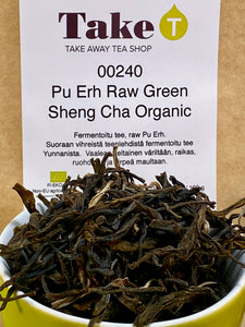 Pu Erh Raw Green Sheng Cha Organic