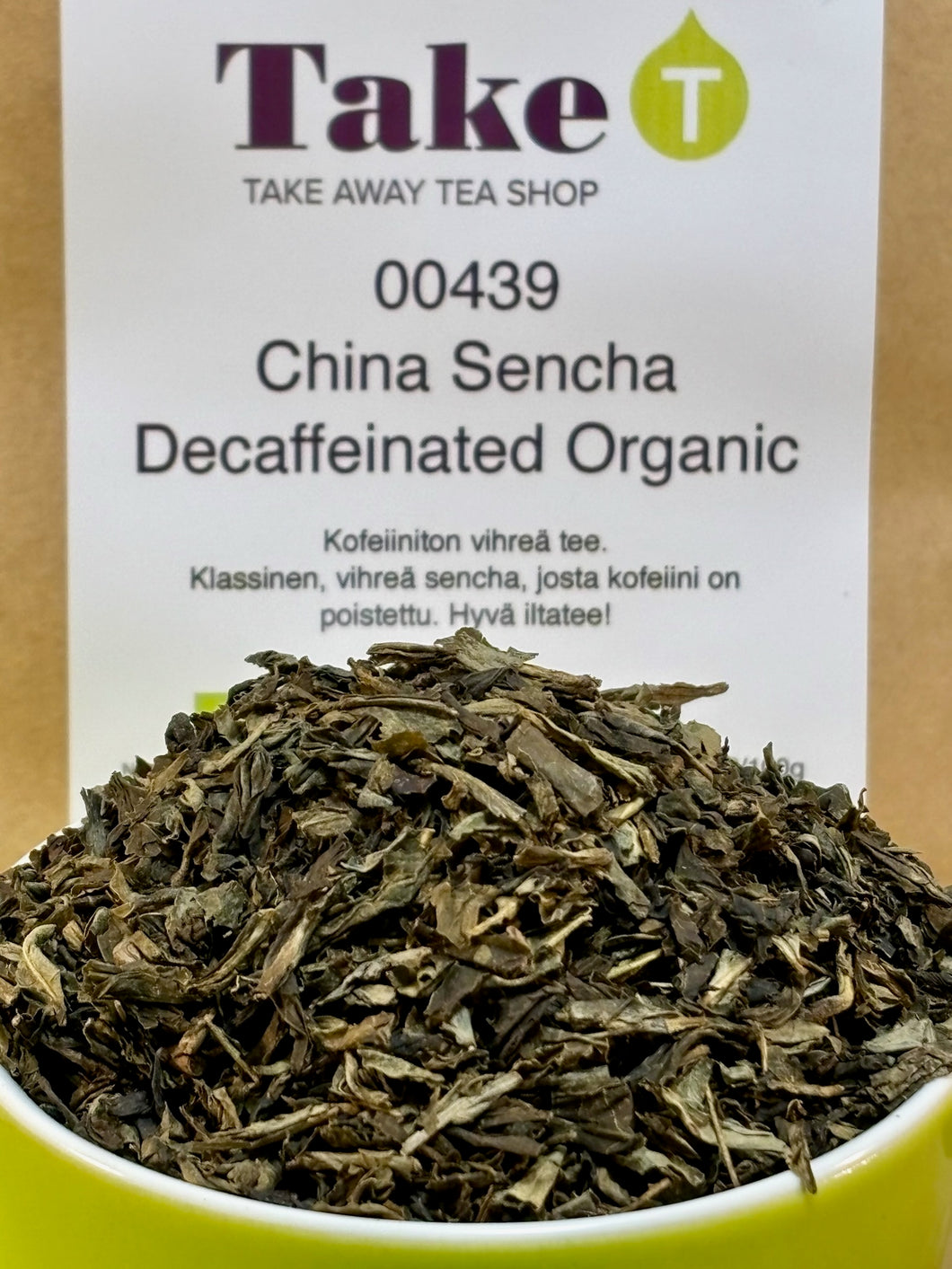 China Sencha Decaffeinated Organic