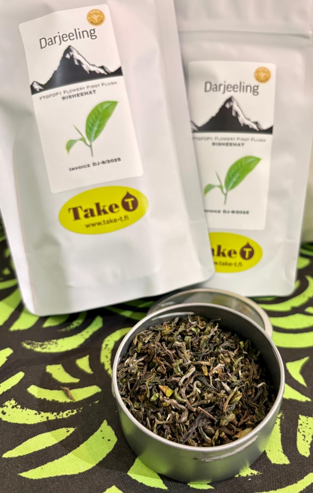 2025 Darjeeling Risheehat FTGFOP1 Air-Freighted Tea First Flowery Flush Organic
