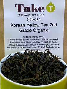 Korean Yellow Tea 2nd Grade Organic