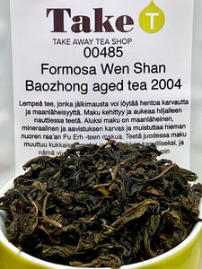 Formosa Wen Shan Bao Zhong Aged Tea 2004