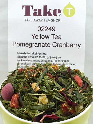 Yellow Tea Pomagranate Cranberry