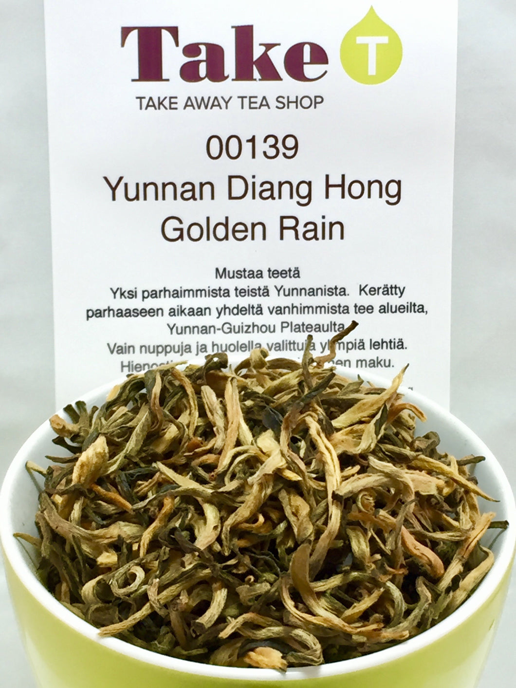 China Yunnan Diang Hong Golden Rain