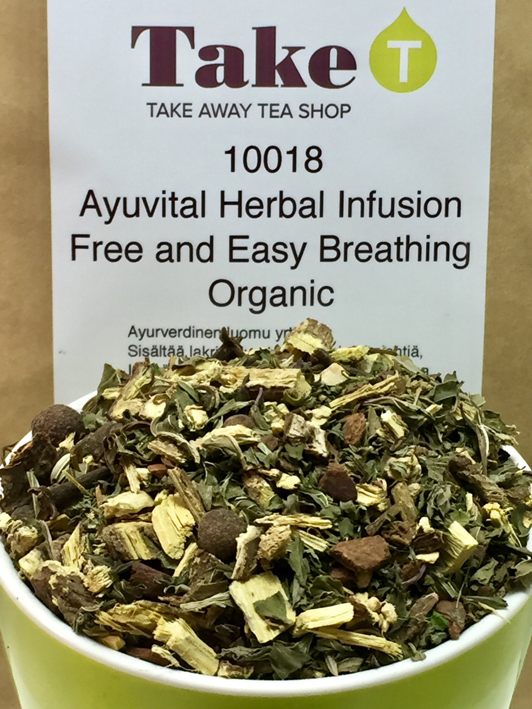 Ayuvital Herbal Infusion Free and Easy Breathing Organic